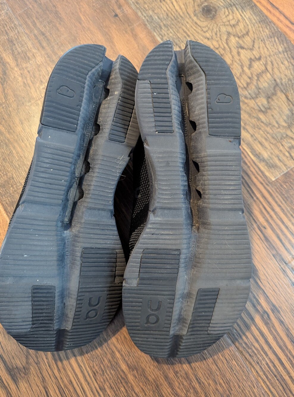 On Cloudnova Mens 13 Triple Black Running Sneakers Shoes - Picture 5 of 8